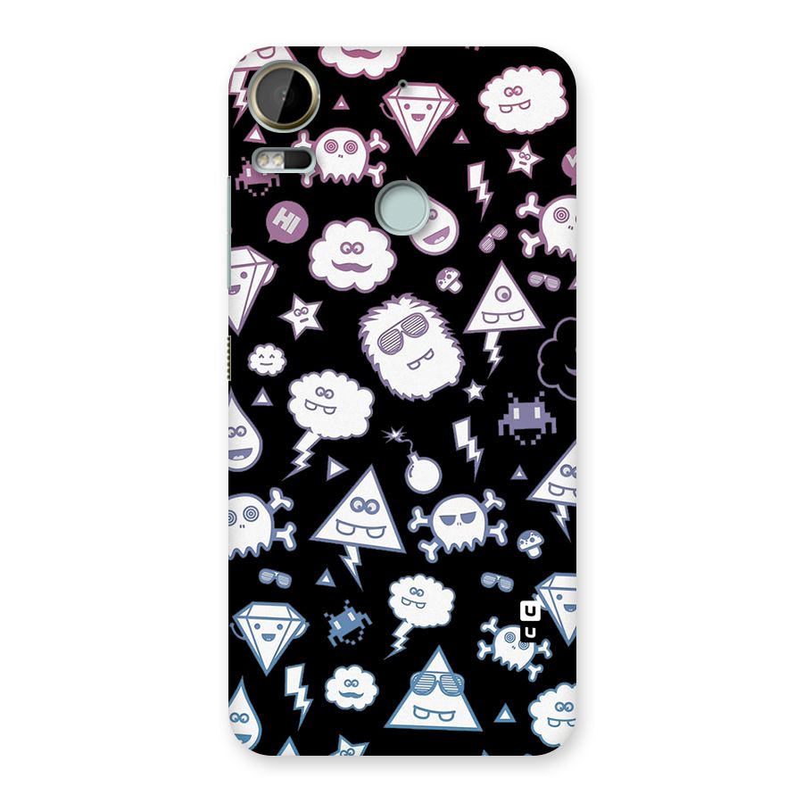 Funny Faces Back Case for Desire 10 Pro
