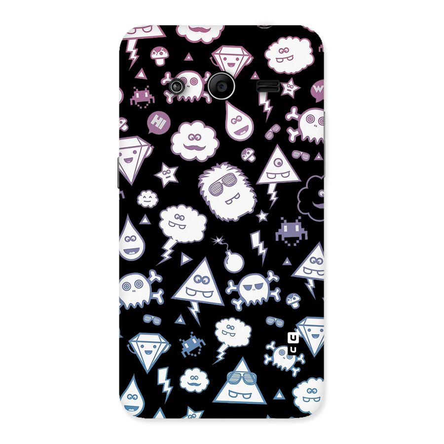 Funny Faces Back Case for Galaxy Core 2