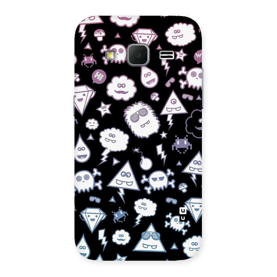 Funny Faces Back Case for Galaxy Core Prime