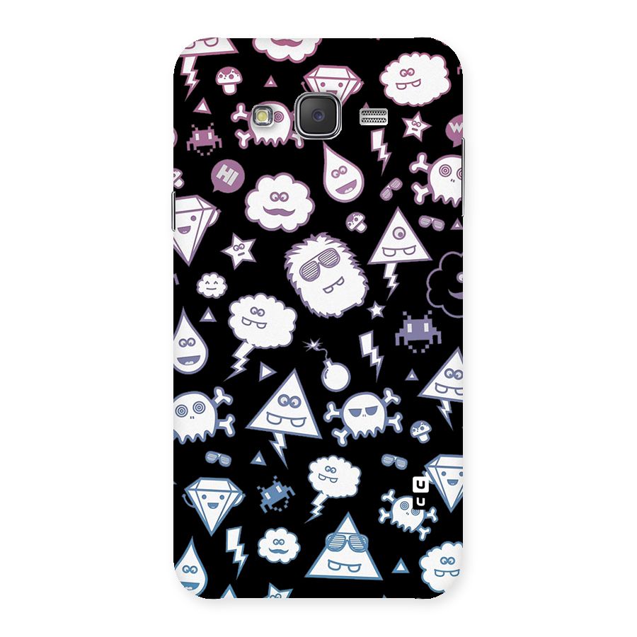 Funny Faces Back Case for Galaxy J7