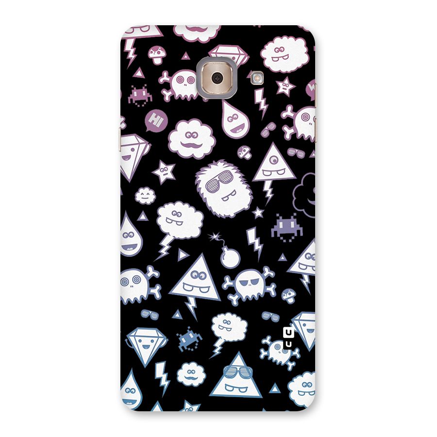 Funny Faces Back Case for Galaxy J7 Max