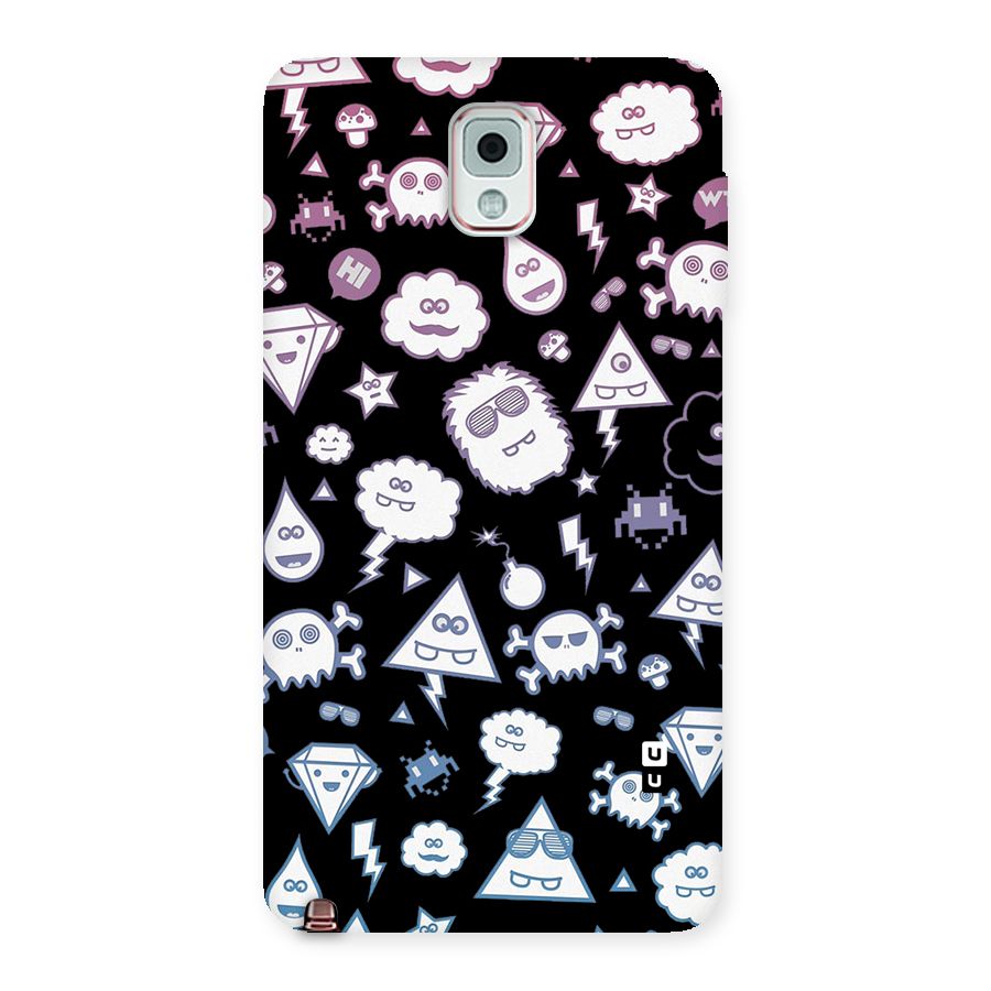 Funny Faces Back Case for Galaxy Note 3