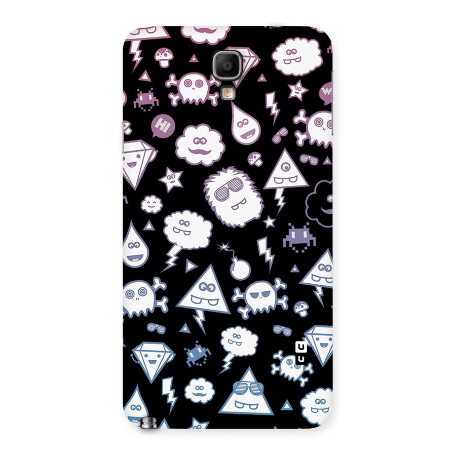 Funny Faces Back Case for Galaxy Note 3 Neo