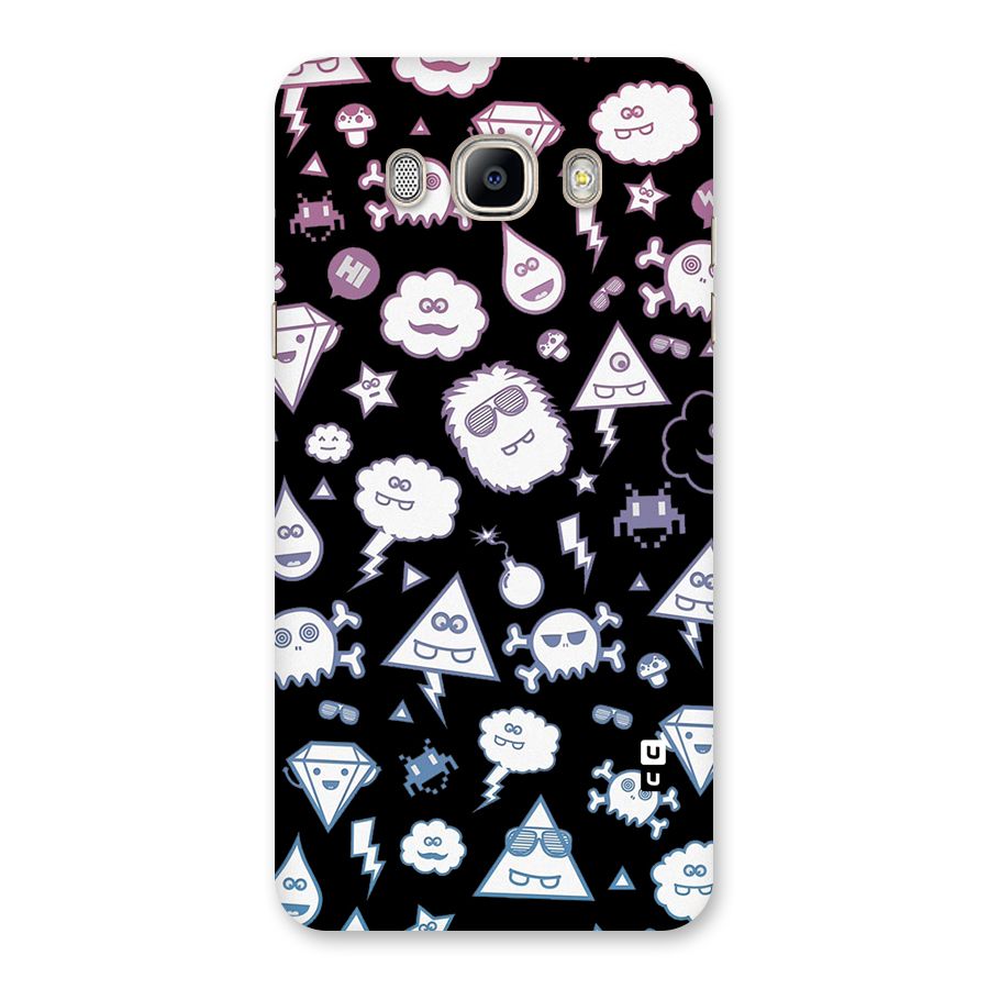 Funny Faces Back Case for Galaxy On8