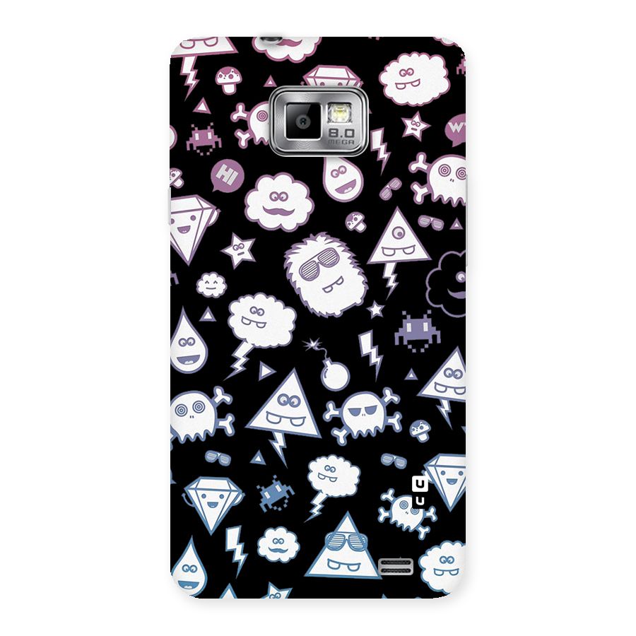 Funny Faces Back Case for Galaxy S2