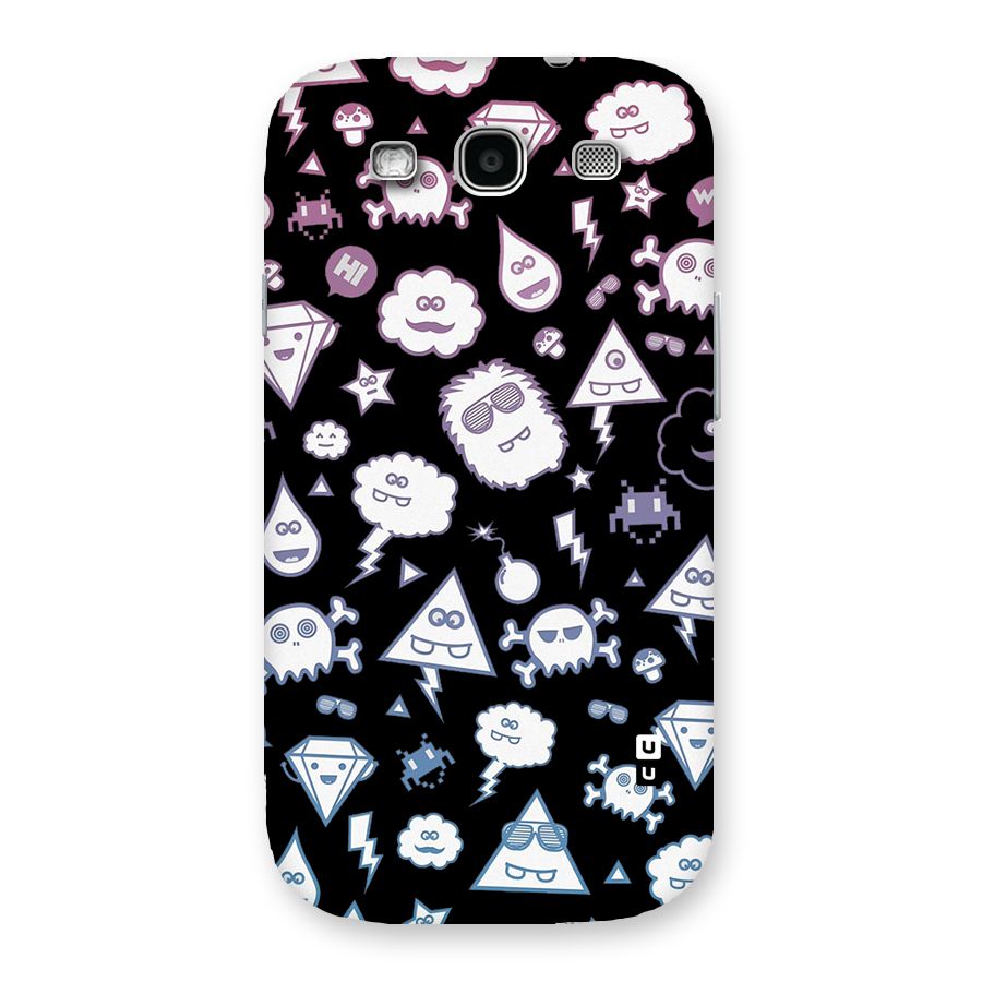 Funny Faces Back Case for Galaxy S3