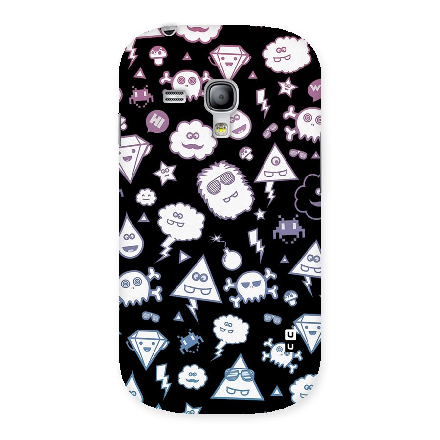 Funny Faces Back Case for Galaxy S3 Mini