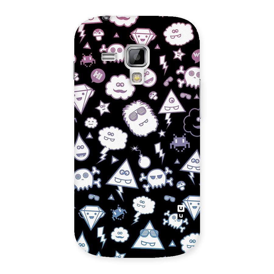 Funny Faces Back Case for Galaxy S Duos