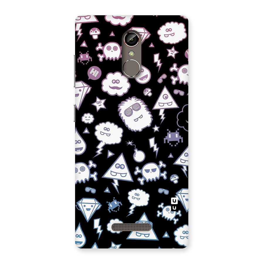 Funny Faces Back Case for Gionee S6s