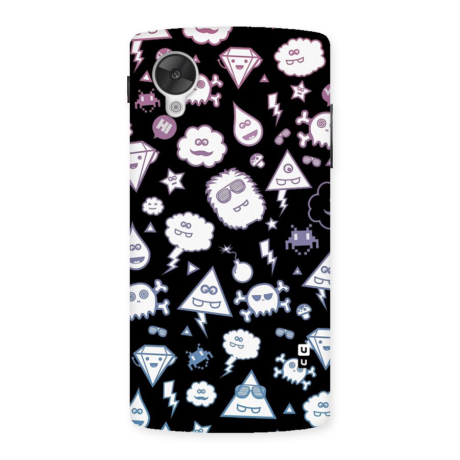Funny Faces Back Case for Google Nexsus 5