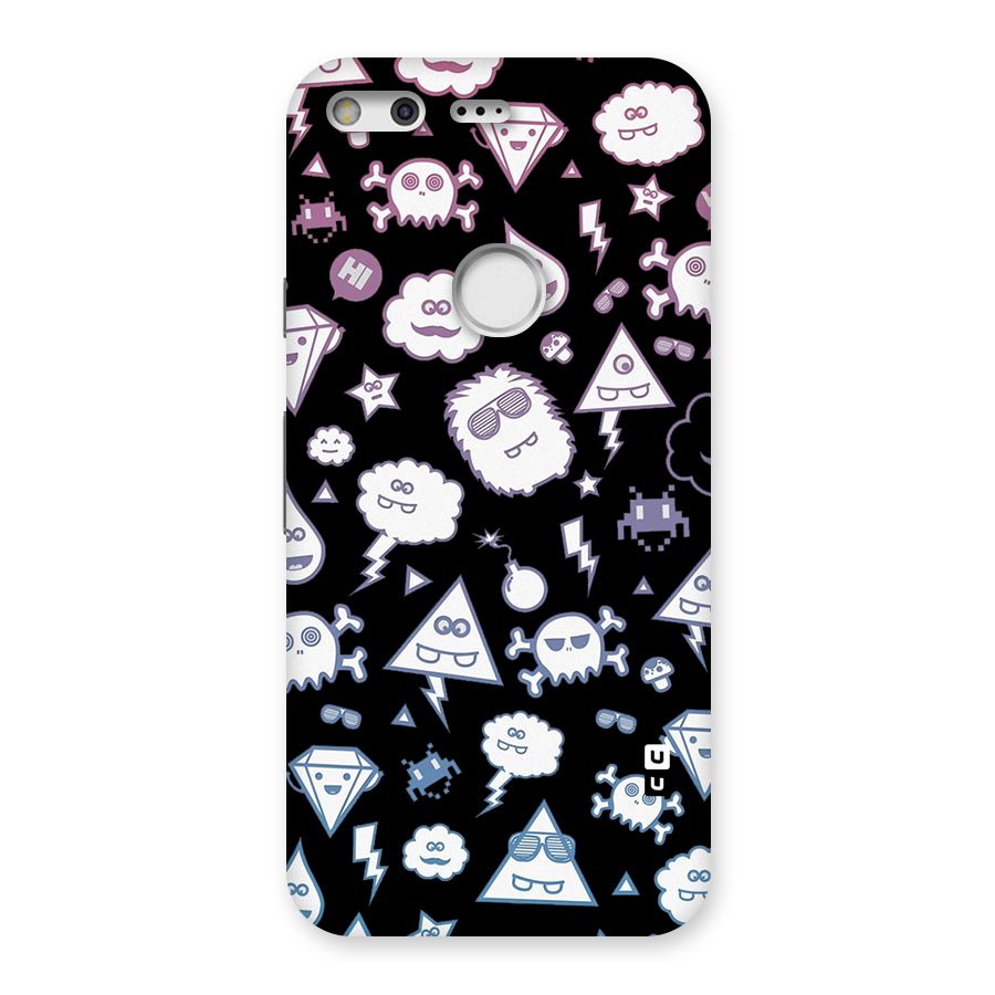 Funny Faces Back Case for Google Pixel