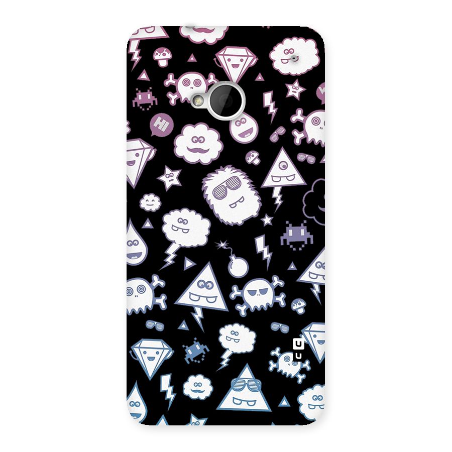 Funny Faces Back Case for HTC One M7