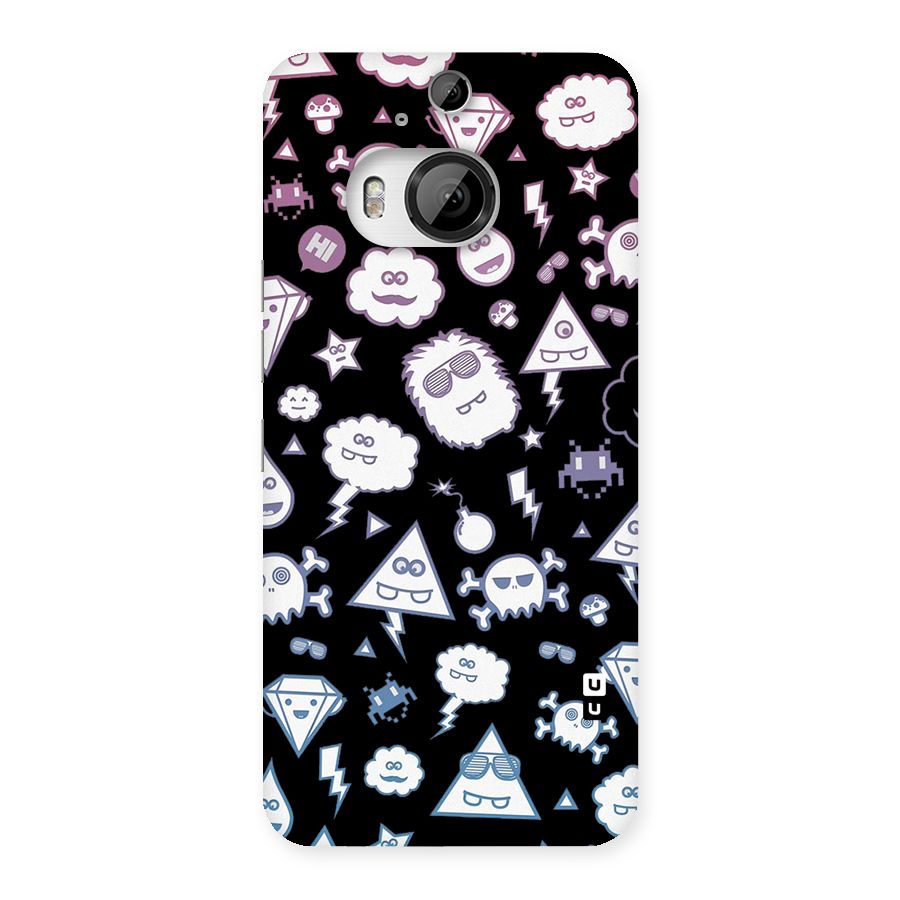 Funny Faces Back Case for HTC One M9 Plus