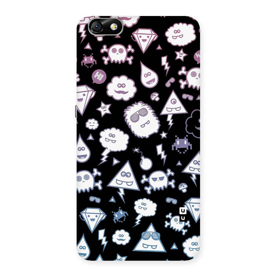 Funny Faces Back Case for Honor 4X