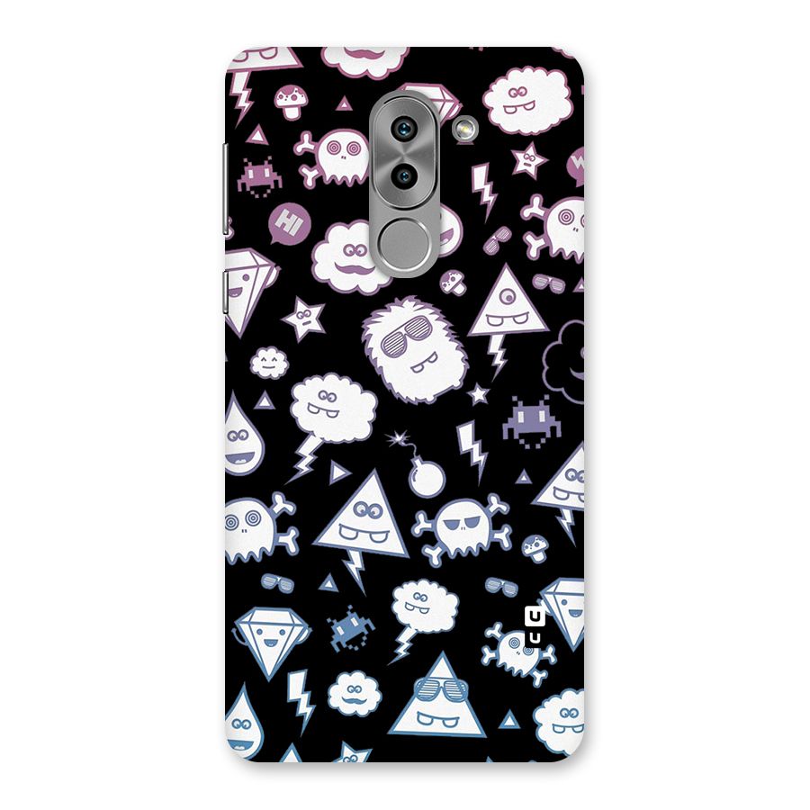Funny Faces Back Case for Honor 6X