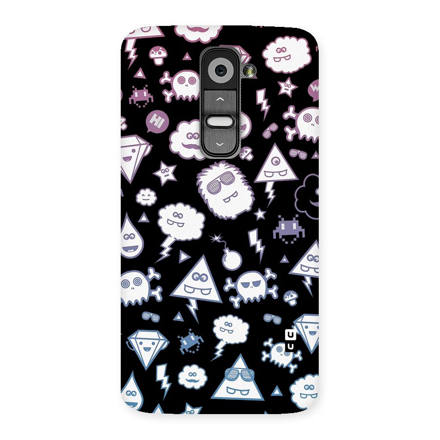 Funny Faces Back Case for LG G2