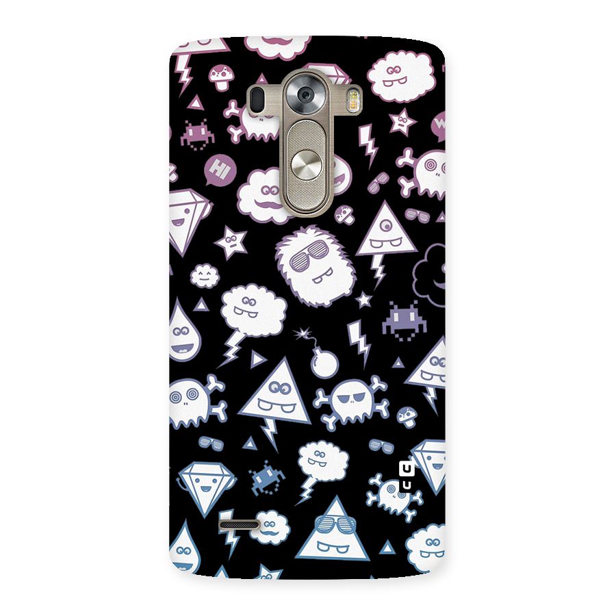 Funny Faces Back Case for LG G3