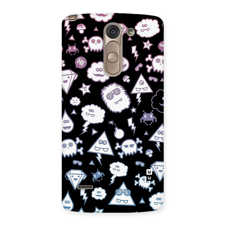 Funny Faces Back Case for LG G3 Stylus