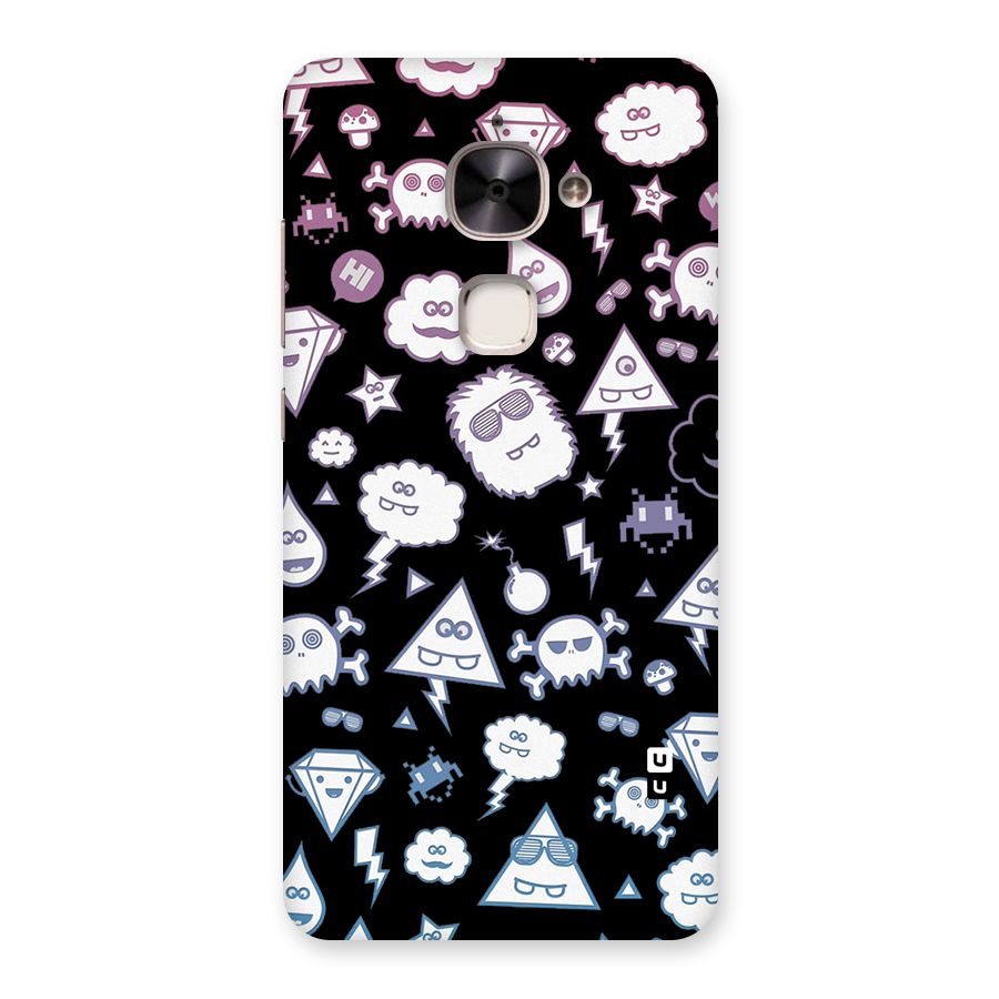 Funny Faces Back Case for Le 2