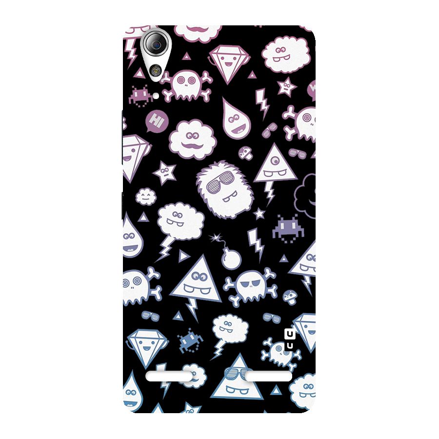 Funny Faces Back Case for Lenovo A6000 Plus