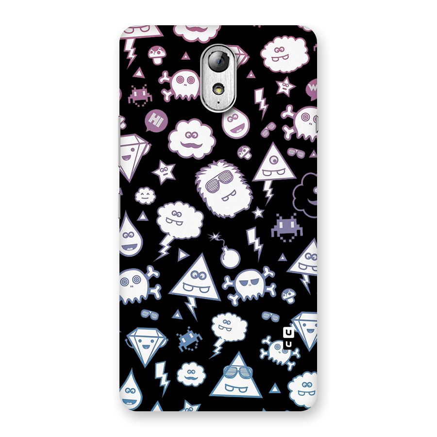 Funny Faces Back Case for Lenovo Vibe P1M