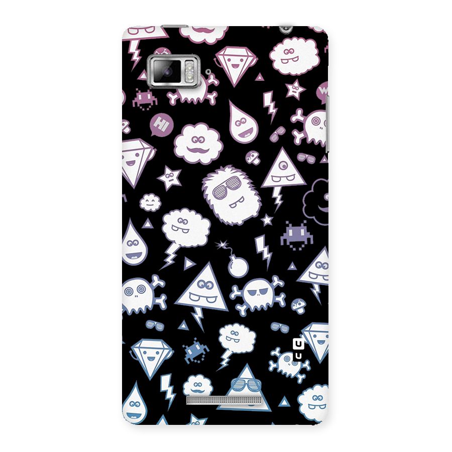 Funny Faces Back Case for Lenovo Vibe Z K910
