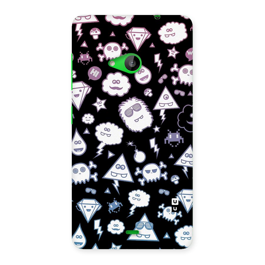 Funny Faces Back Case for Lumia 535
