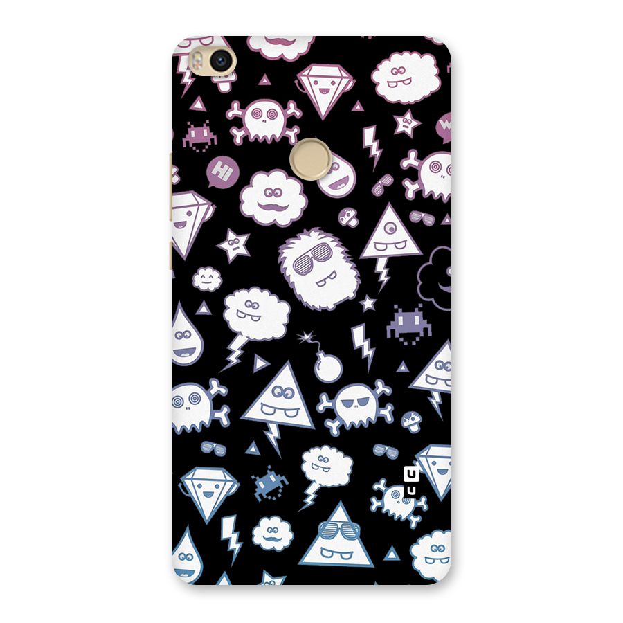 Funny Faces Back Case for Mi Max 2