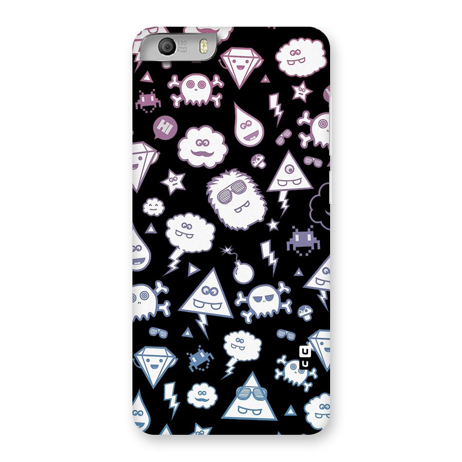 Funny Faces Back Case for Micromax Canvas Knight 2