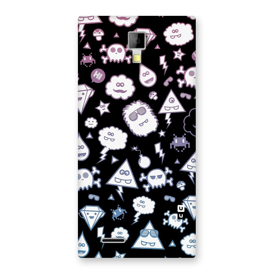 Funny Faces Back Case for Micromax Canvas Xpress A99