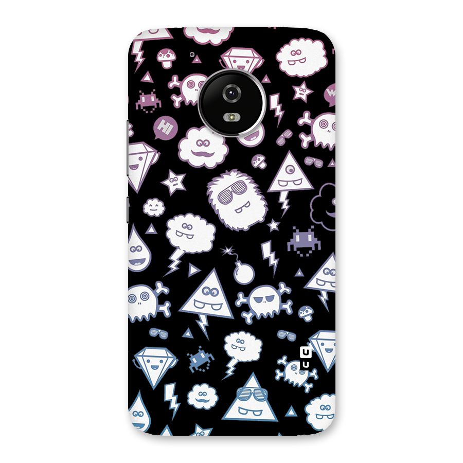 Funny Faces Back Case for Moto G5
