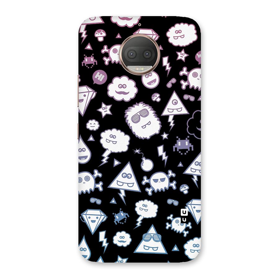 Funny Faces Back Case for Moto G5s Plus