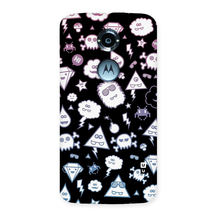 Funny Faces Back Case for Moto X 2nd Gen