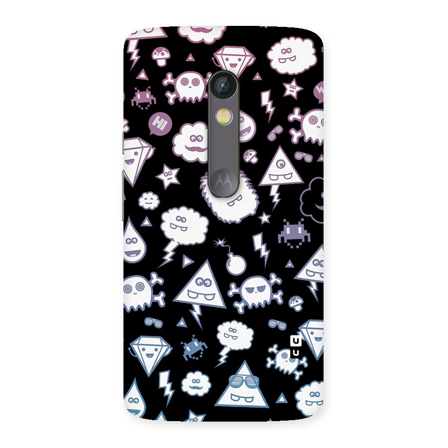 Funny Faces Back Case for Moto X Play