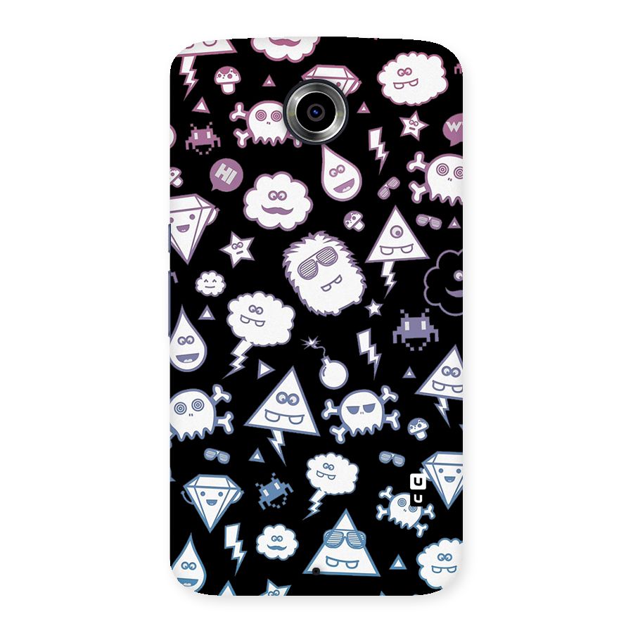 Funny Faces Back Case for Nexsus 6