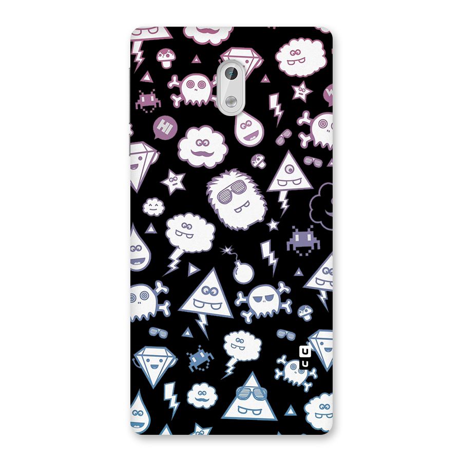 Funny Faces Back Case for Nokia 3