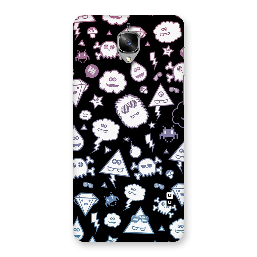 Funny Faces Back Case for OnePlus 3