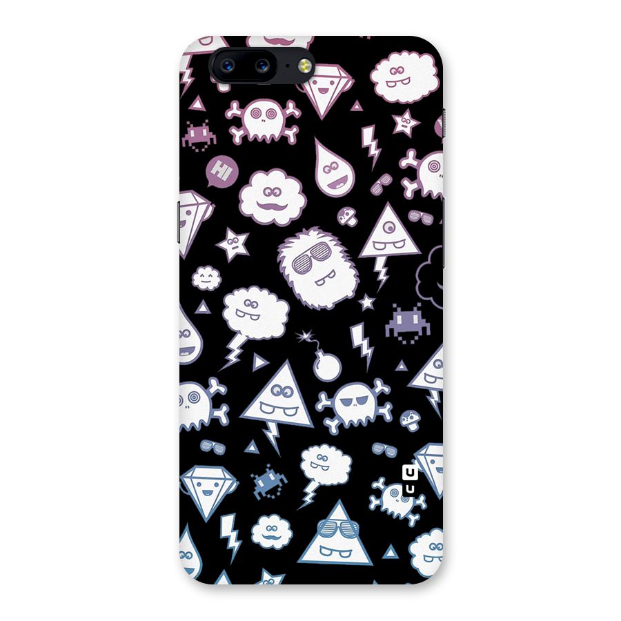 Funny Faces Back Case for OnePlus 5