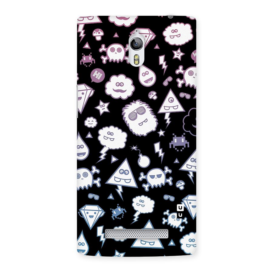 Funny Faces Back Case for Oppo Find 7