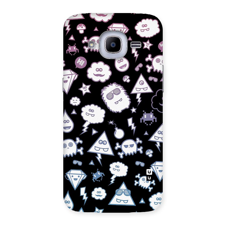 Funny Faces Back Case for Samsung Galaxy J2 2016