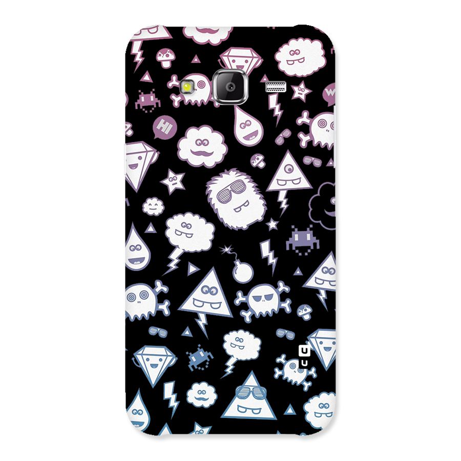 Funny Faces Back Case for Samsung Galaxy J2 Prime