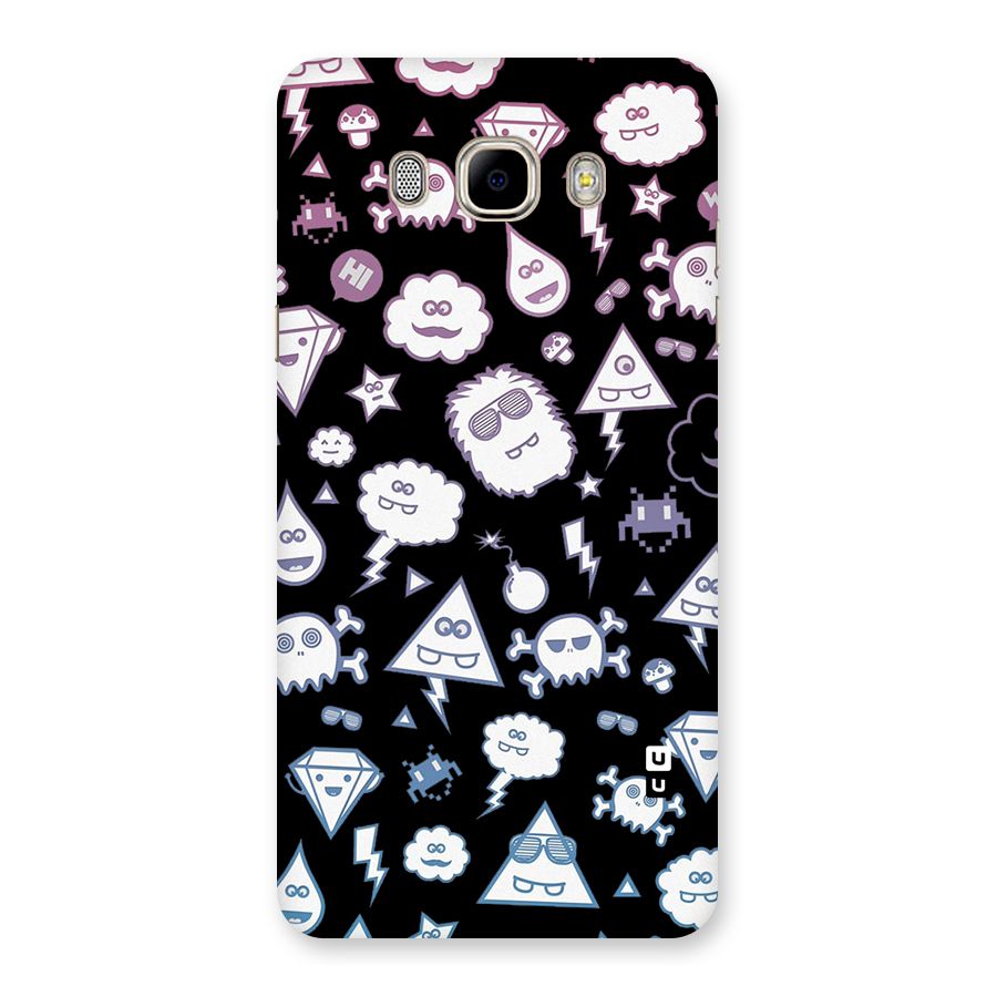 Funny Faces Back Case for Samsung Galaxy J7 2016