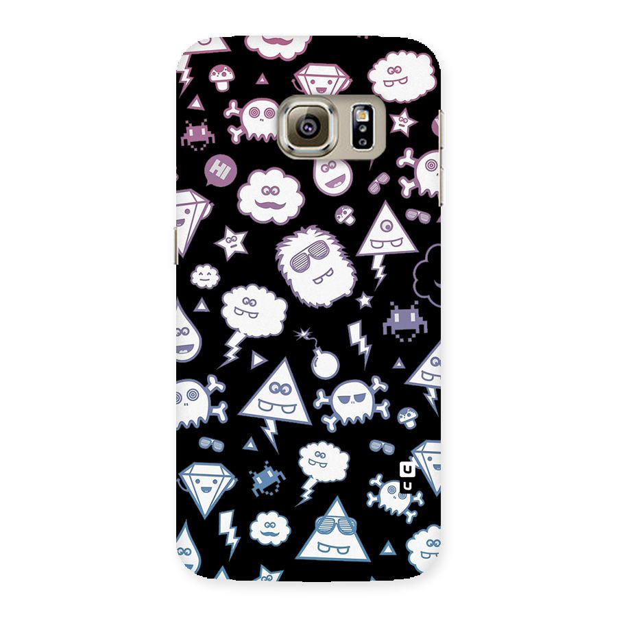 Funny Faces Back Case for Samsung Galaxy S6 Edge