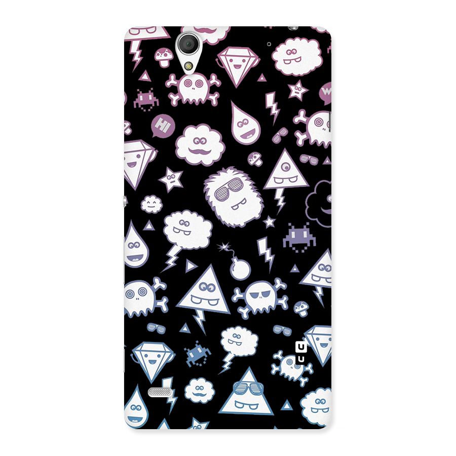 Funny Faces Back Case for Sony Xperia C4