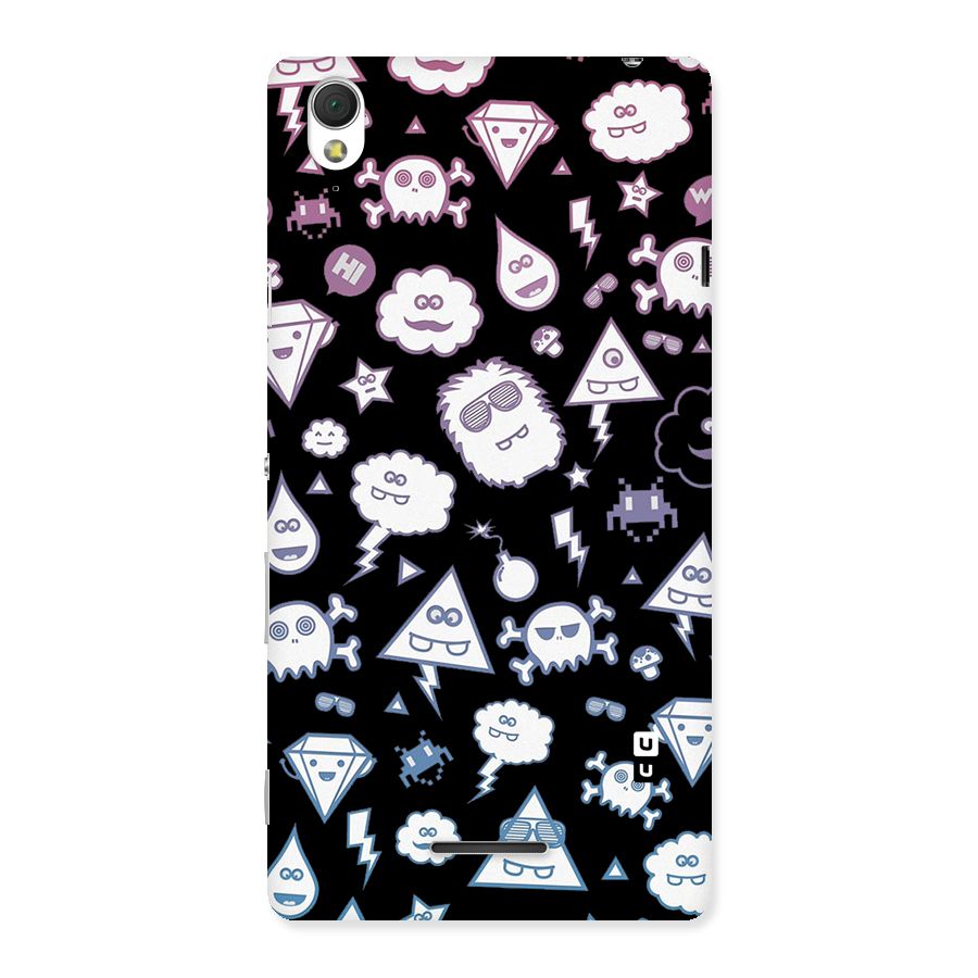 Funny Faces Back Case for Sony Xperia T3