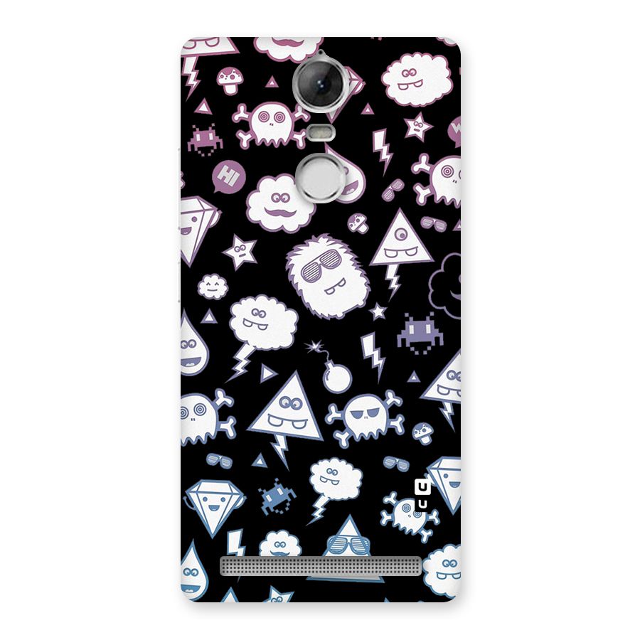 Funny Faces Back Case for Vibe K5 Note