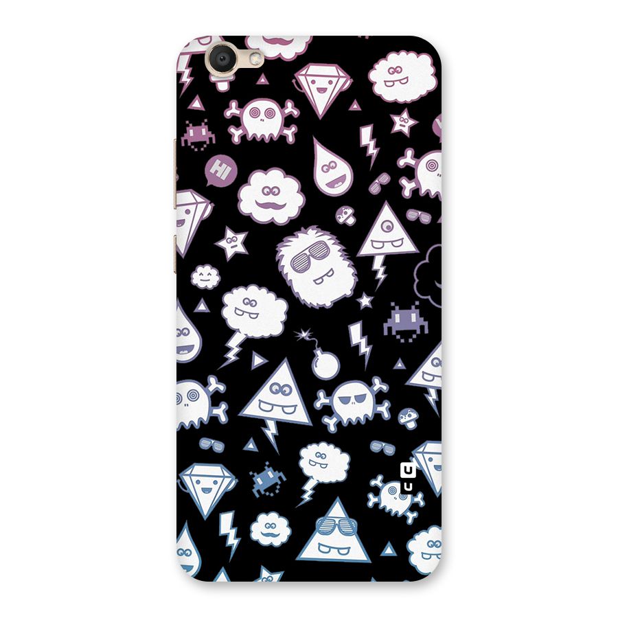Funny Faces Back Case for Vivo V5