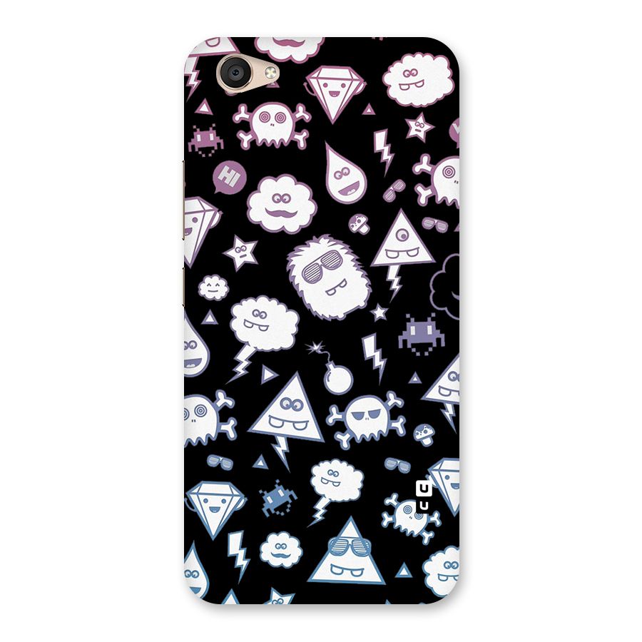 Funny Faces Back Case for Vivo V5 Plus