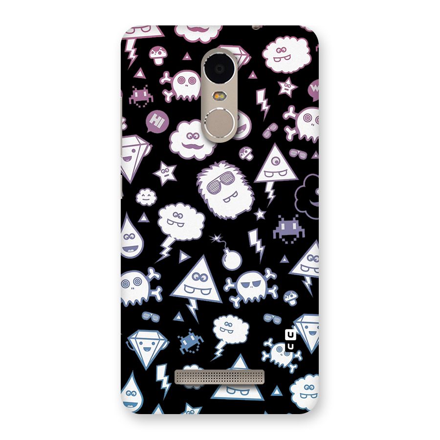 Funny Faces Back Case for Xiaomi Redmi Note 3