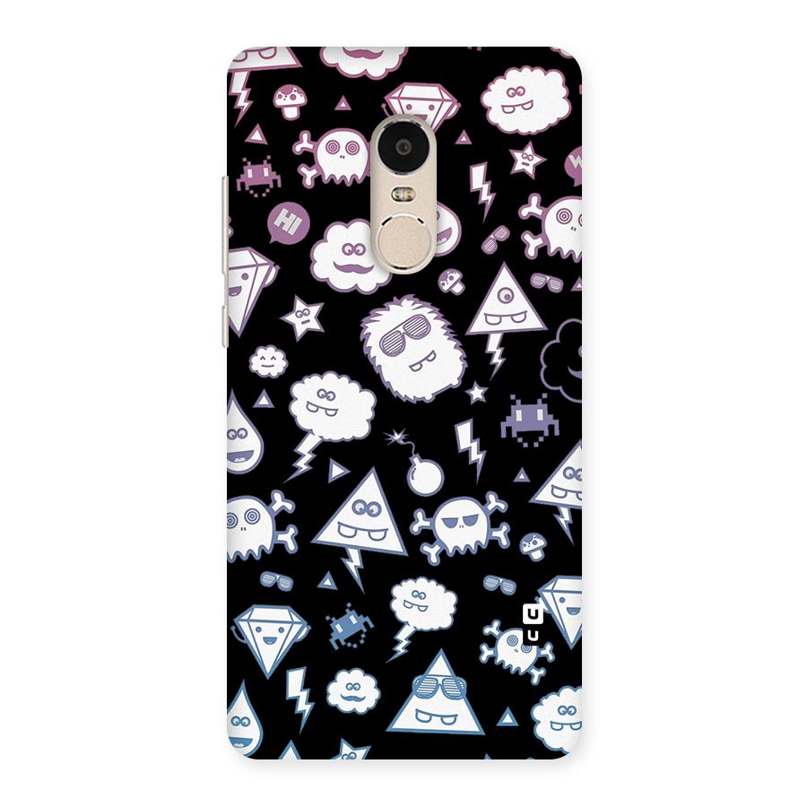 Funny Faces Back Case for Xiaomi Redmi Note 4